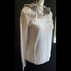 Vintage Eddie Bauer Pullover Sweater With Hood And Drawstring